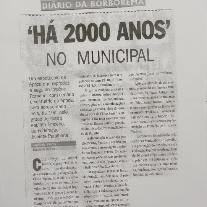Há 2 mil anos